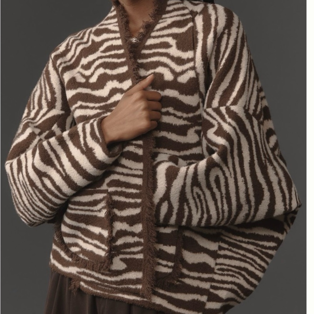 Anthropologie animal print
Knit Cardigan - Picture 3 of 8